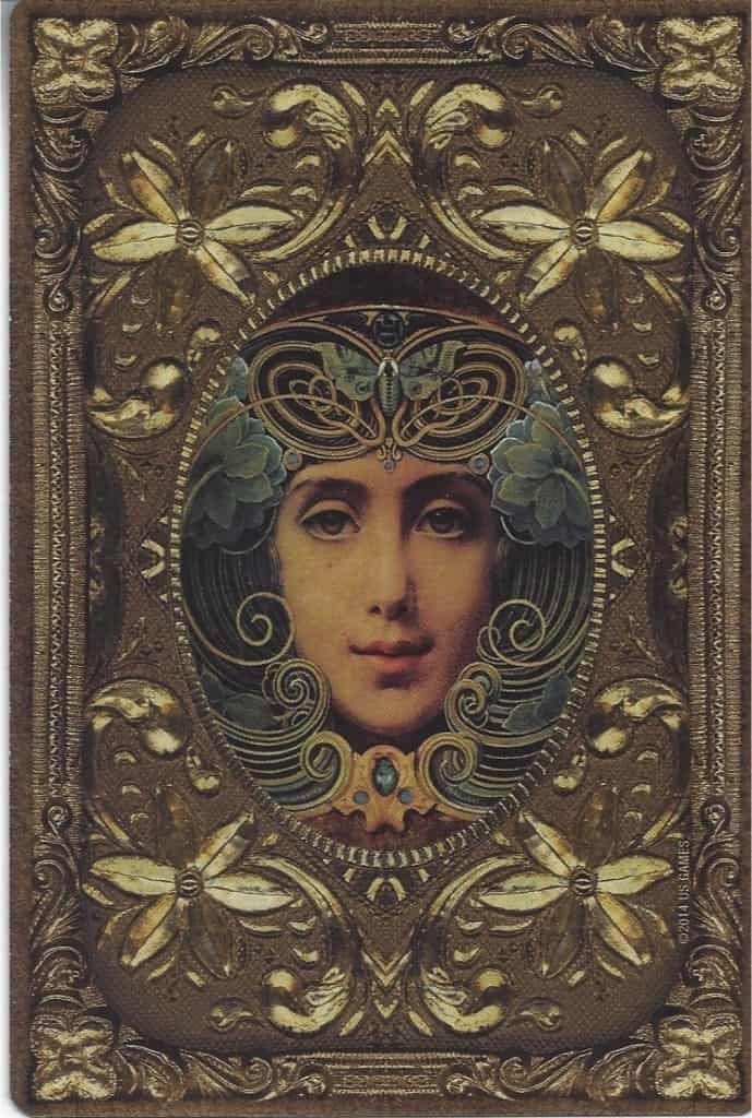 vintage tarotkaart vrouw voor blog tarotist